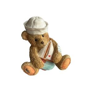 Cherished Teddies Jonathan, Sail With Me Small Bear Sailor Figurine Vintage 1992